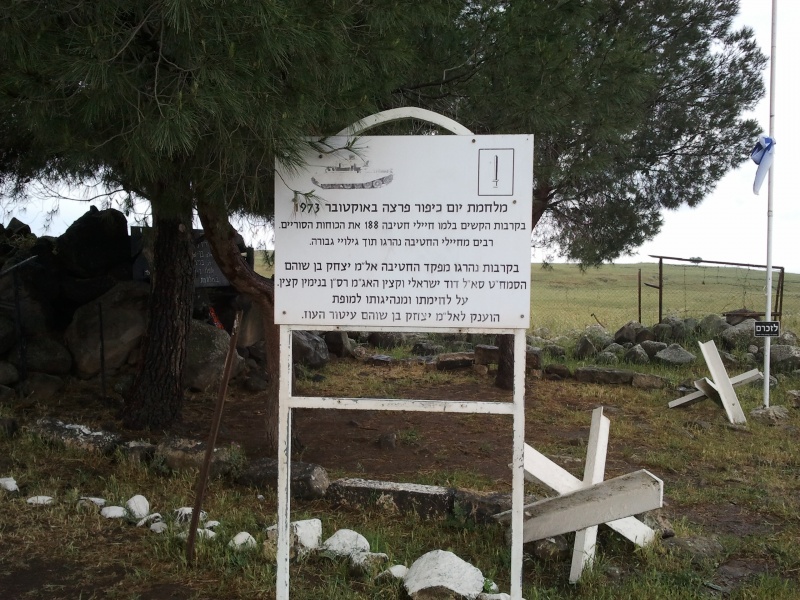 קובץ:אנדרטה לזכר אל׳מ יצחק בן שוהם, מח׳ט 188 במלחמת יום הכיפורים ולזכר רס׳ן בנימין קצין, קצין האג׳מ של החטיבה.jpg